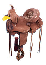 Load image into Gallery viewer, Cheetah barrel saddle