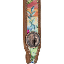 Load image into Gallery viewer, SILVER ROYAL CACTUS PRINT BROWBAND HEADSTALL