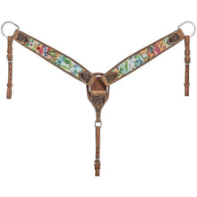 Load image into Gallery viewer, SILVER ROYAL CACTUS PRINT BREASTCOLLAR